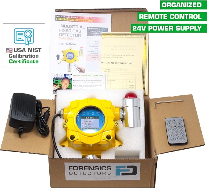Hydrogen Gas Detector for Battery Room Monitoring by Forensics | Wall Mount - Image 6