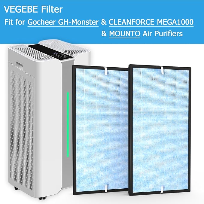 2 Pcs Air Purifier Filter Set, Fit - Image 2