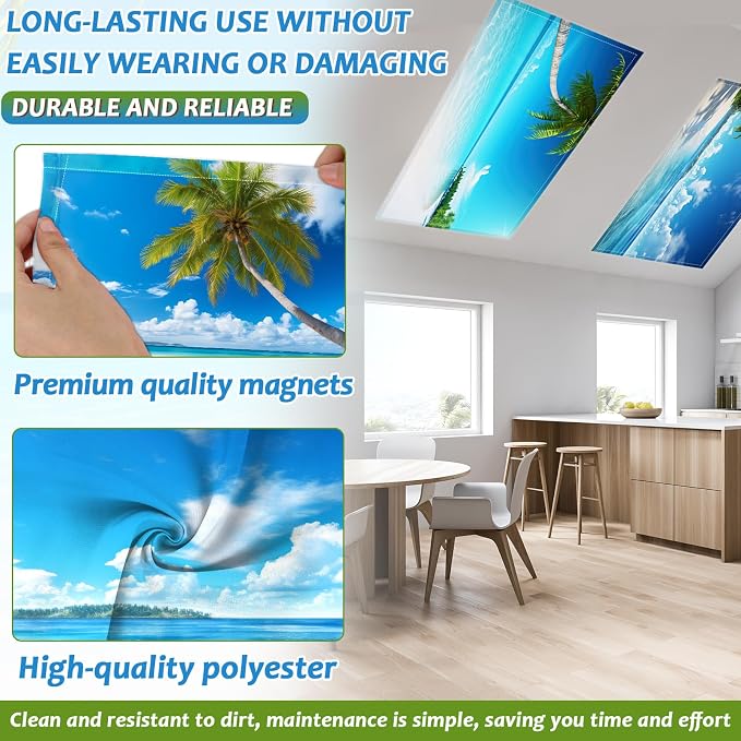 8 Pcs Fluorescent Light Covers - Image 3