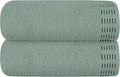 Cotton 2 Pack Oversized Bath Towel Set 28x55 inches, Large Bath Towels, Ultra Absorbant Compact Quickdry & Lightweight Towel, Ideal for Gym Travel Camp Pool - Jade