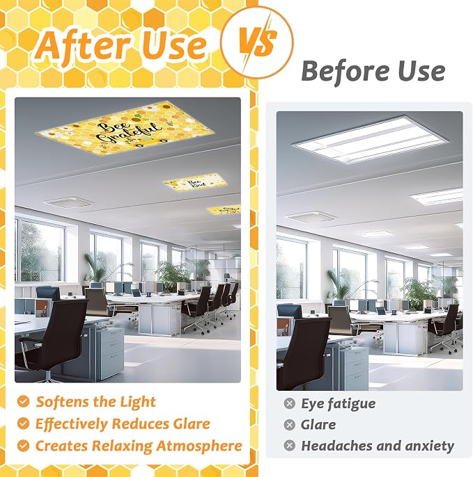 6 Pcs Fluorescent Light Covers - Image 5