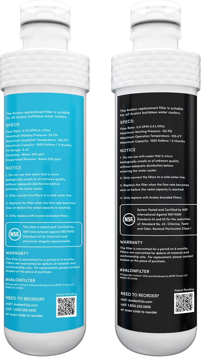 Avalon Genuine AVALONFILTER 2 Stage Replacement Filters Branded Bottleless - Image 4