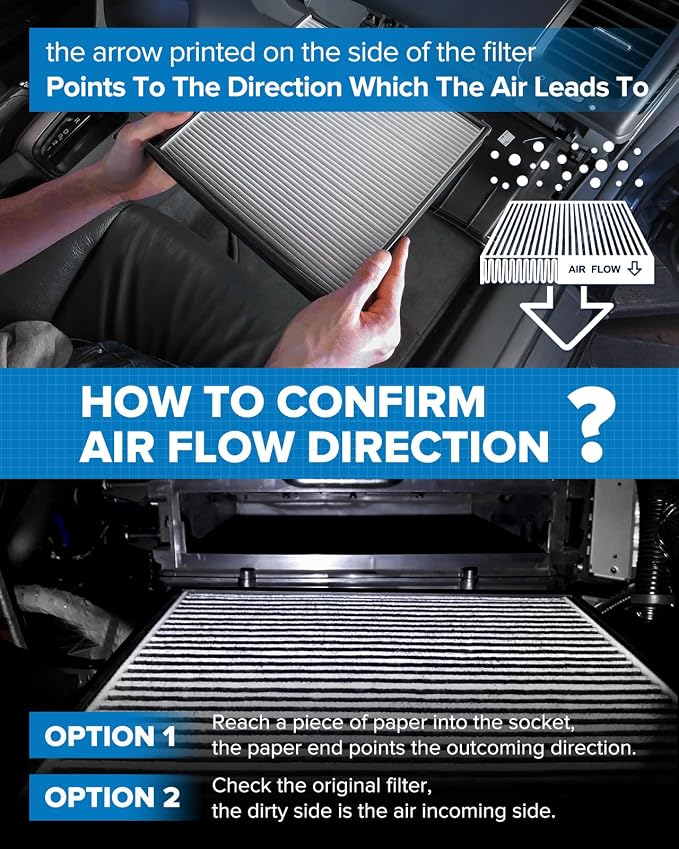 PHILTOP Cabin Air Filter w/Activated Carbon, Compatible - Image 7