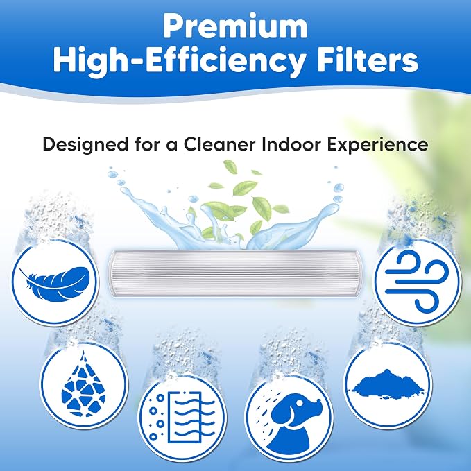 4-Pack Air Purifier Filter Compatible - Image 5