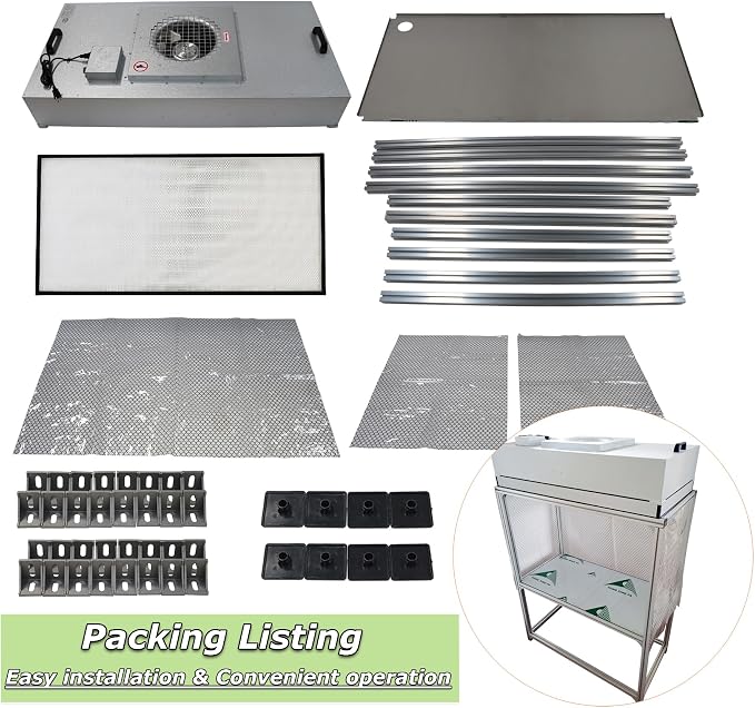 INTSUPERMAI Vertical Laminar Flow Hood Air Flow Clean Bench Workstation - Image 5