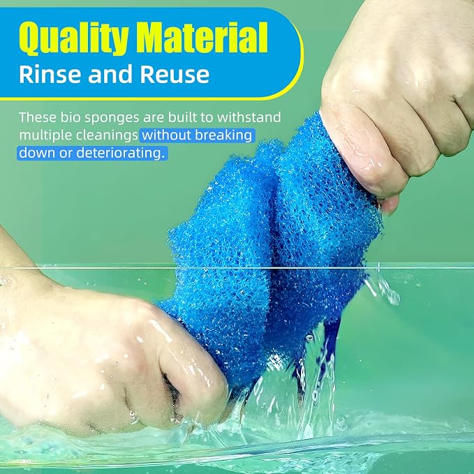AQUANEAT Replacement Sponge Filter Media Pad Compatible - Image 4