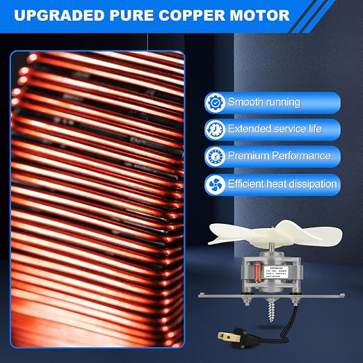 S99080199 Bathroom Exhaust Motor – 80 CFM, 4.0 Sones Powerful Vent Fan Motor - Image 4