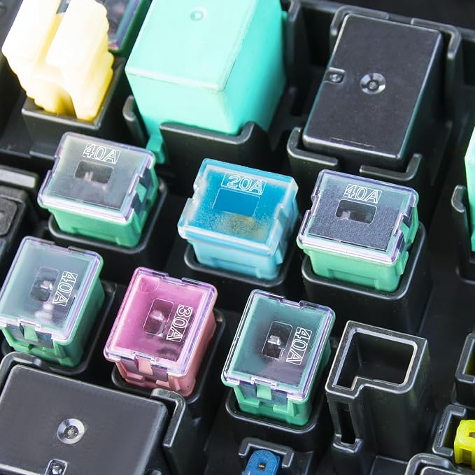 10 PCS Versatile Automotive Fuse Assortment Low Profile Box Shaped Micro - Image 6