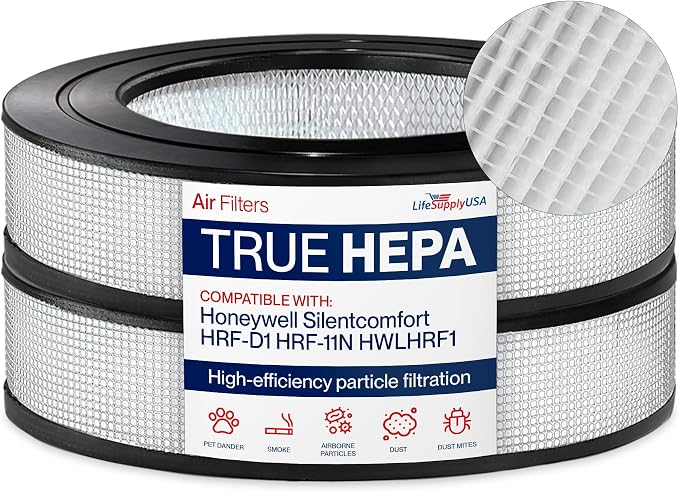 Filter D HRF-D1 HEPA Filter Replacement Compatible by LifeSupplyUSA