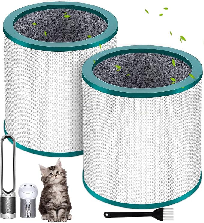 2 Pack TP01 HEPA Replacement Filter Compatible by NABEECA