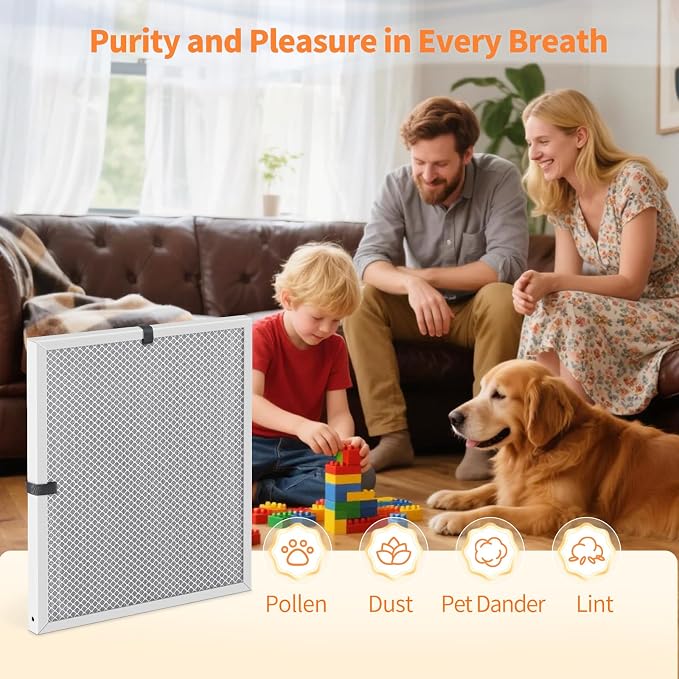 2-Pack 18x20x1 MERV 8 Reusable & Washable Electrostatic Air Filters - Image 7