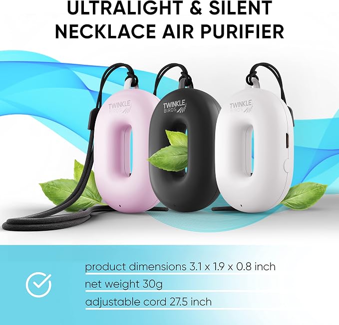 Wearable Air Purifier Necklace - Image 2
