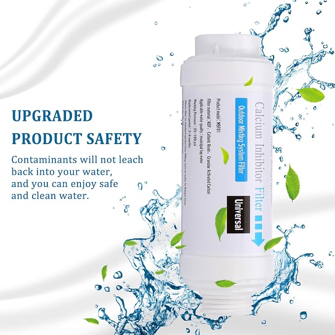 Yoption Calcium Inhibitor Filter, Outdoor Misting System Filter, - Image 6