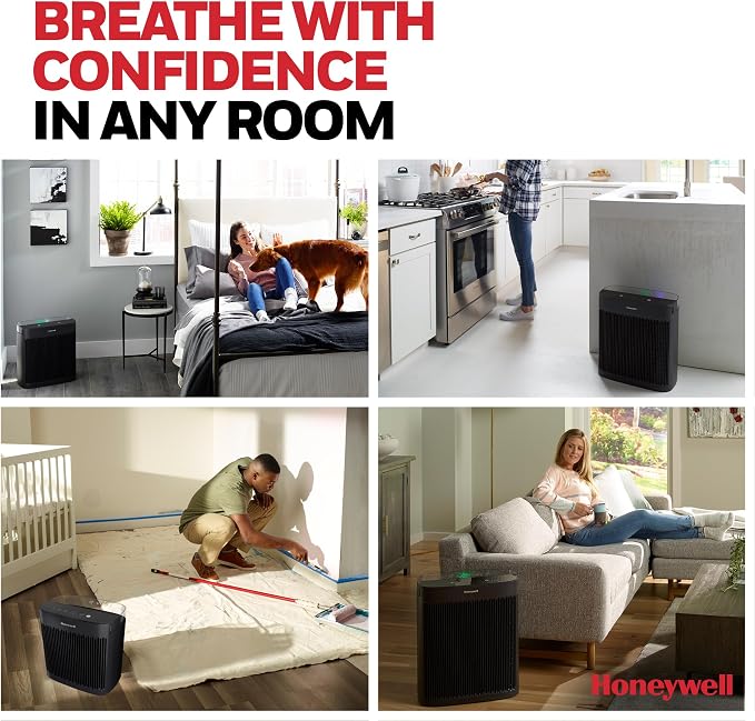 Honeywell HEPA Air Purifier for Home, 2423 Ft² Rooms in 1 Hour, Air Quality - Image 8