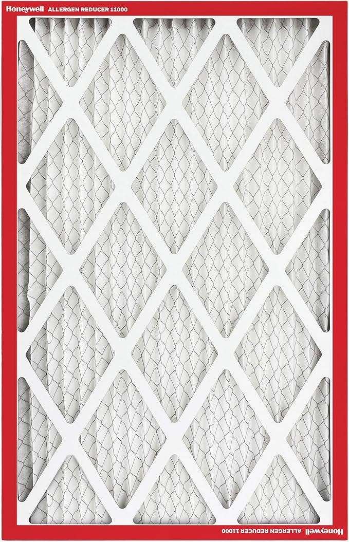 Honeywell 14x14x1 MERV 11 Allergen Reducer 11000 Electrostatic Pleated HVAC AC - Image 2