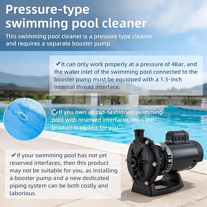 MAKHOON Upgrade Pool Pressure Side Sweeper: Professional Solution - Image 3