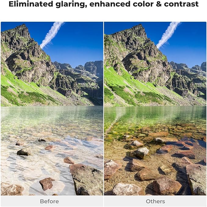 K&F CONCEPT 95mm Circular Polarizer Filter - Image 6