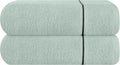 MyOwn Cotton 2 Pack Oversized Bath Towel Set 28x55 inches, Large Bath Towels, Ultra Absorbant Compact Quickdry & Lightweight Towel, Ideal for Gym Travel Camp Pool - Sea Green