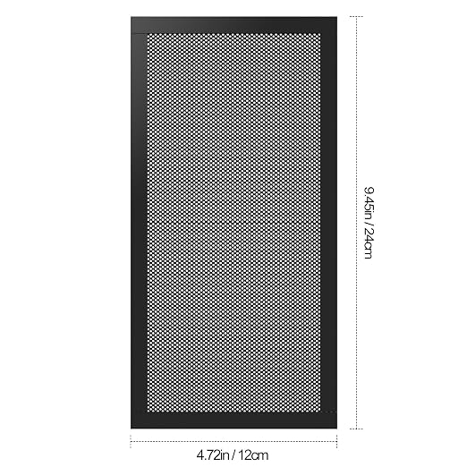 MoKo 120 x 240mm Dust Filter for Computer Cooler Fan, Magnetic Frame PC Fan - Image 5