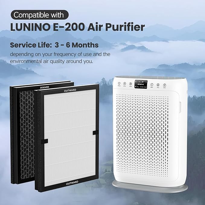 3 Pack E-200 Air Filter Compatible - Image 2