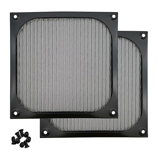 140mm Desktop Computer Case Fan Dust Filter Grills Dustproof Case Cover by IMSurQltyPrise