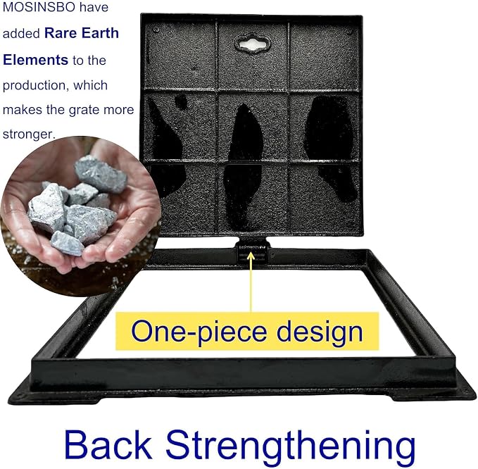 16x16 In Cast Iron Manhole Cover and Frame - Image 4