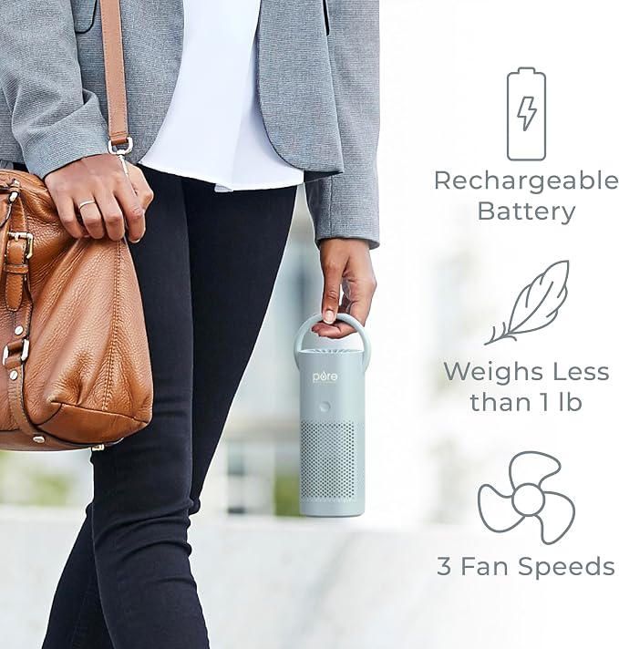 Pure Enrichment® PureZone™ Mini Portable Air Purifier - Image 3