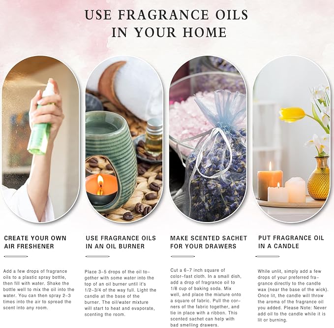 PHATOIL 3.38FL.OZ Baby Powder Fragrance Oils for Aromatherapy, Essential Oils for Diffusers for Home, Perfect for Diffuser, DIY Candle and Soap Making, DIY Scented Products - 100ml