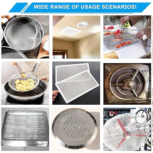Stainless Steel Mesh Screen 10Mesh 304, 15.7" x 47.2" Metal Mesh Screen - Image 8