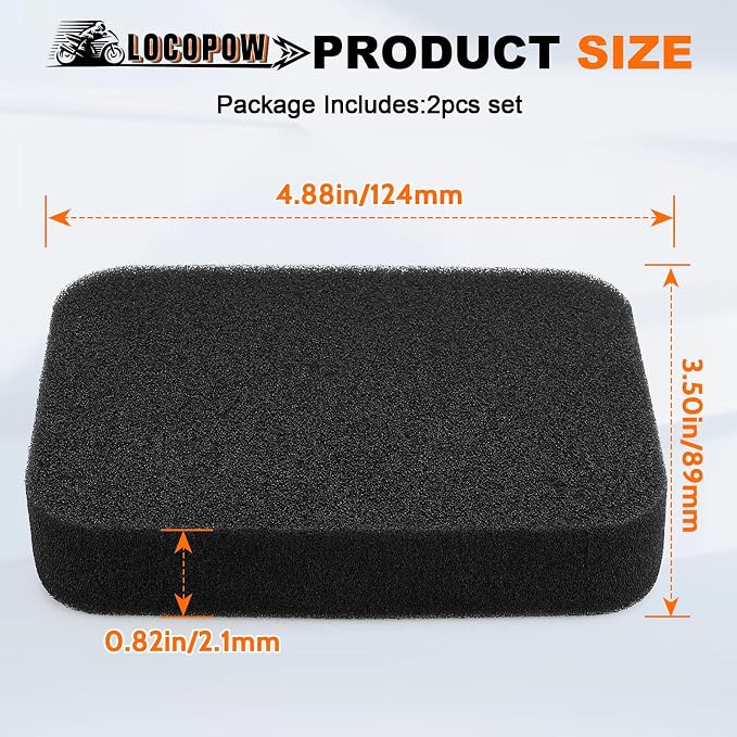 LOCOPOW 502844401 Air Filter for Husqvarna 150BT 350BT 350BF 560BTS 560BFS - Image 2