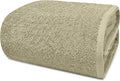 DAN RIVER Pack of 1 Bath Sheet 40x80 Inches, Extra Large Bath Towels, Luxury Quick Dry Cotton Towels - Beige