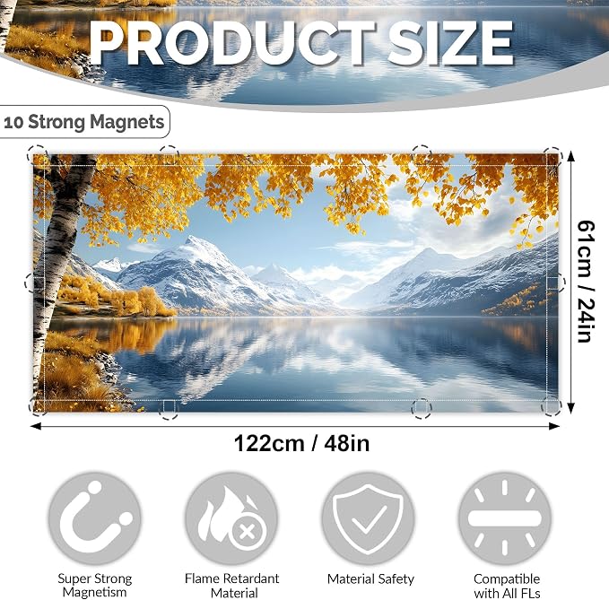 2 Pack Fluorescent Light Covers - Image 3
