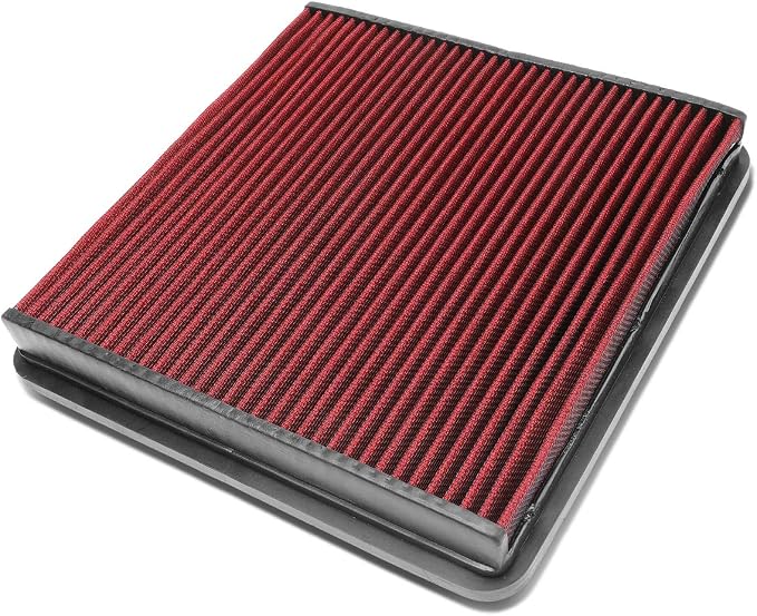 DNA Motoring AFPN-140-RD Clean Air Washable Drop In Panel Air Filter by DNAMOTORING