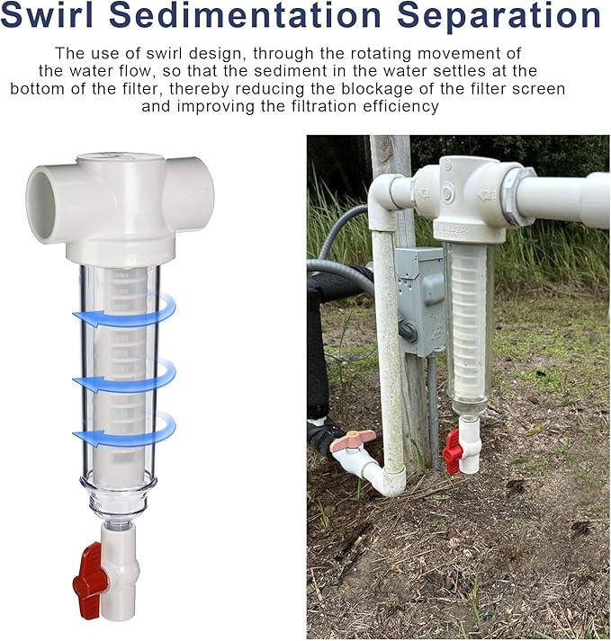 1-1/2" 100 Mesh Spin Down Sediment Replacement Water Filter Screen, Spin Down 1 - Image 5