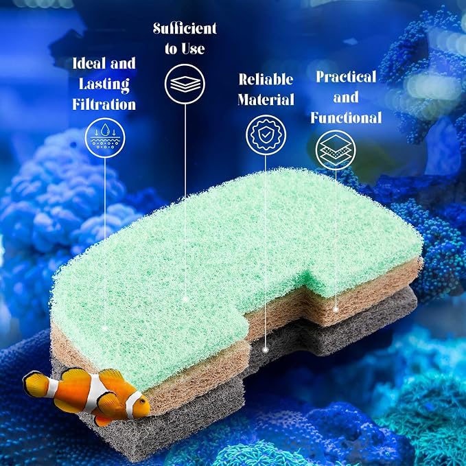 40 Pcs Aquarium Filters Set Compatible - Image 4