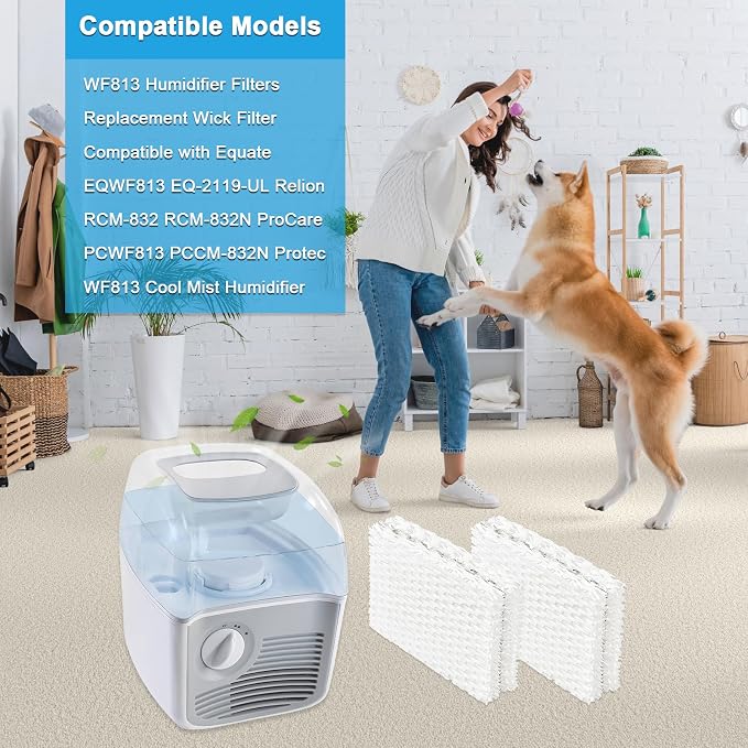 4Pcs WF813 Humidifier Filters Replacement Wick Filter Compatible - Image 6