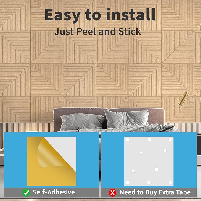 Art3d 6-Pack Self-Adhesive Acoustic Wall Panels - Image 6