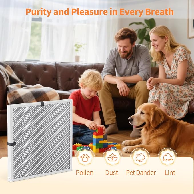2-Pack 20x20x1 MERV 8 Reusable & Washable Electrostatic Air Filters - Image 7