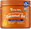 Coconut Oil for Dogs - Certified Organic & Virgin Superfood Supplement - Digestive & Immune Support - 16 OZ