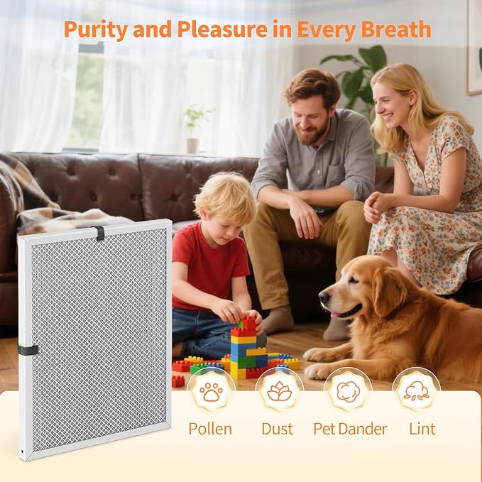 2-Pack 20x25x1 MERV 8 Reusable & Washable Electrostatic Air Filters - Image 7