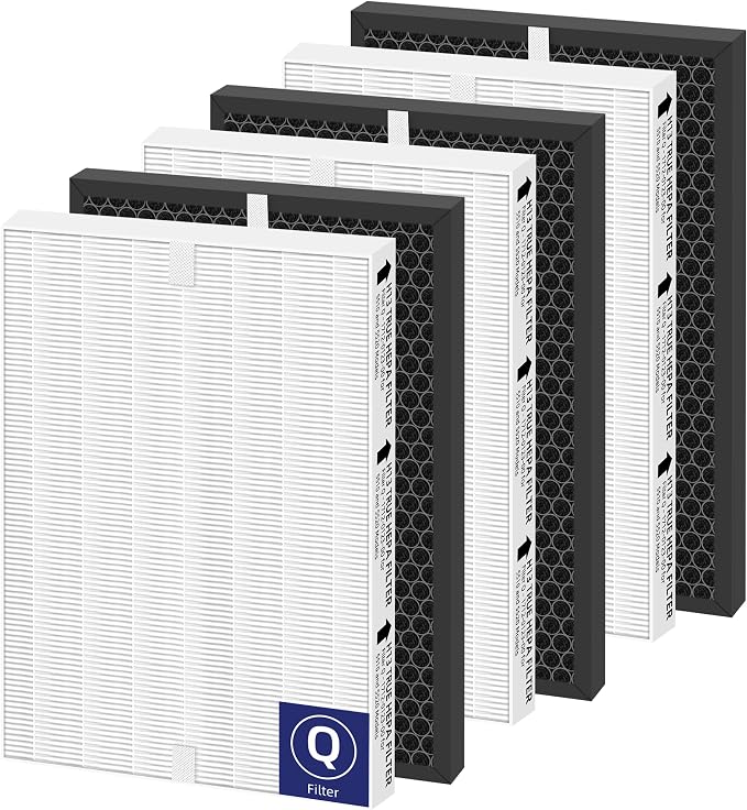 5510 5520 HEPA Air Purifier Filter Q Replacement by Pulluty