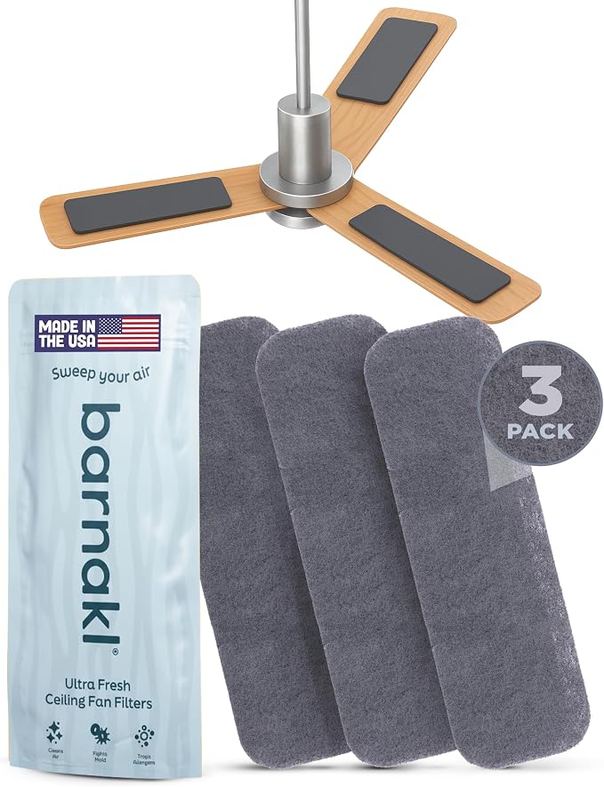 Barnakl Ultra Fresh Ceiling Fan Filters | Made by CeilingFanFilters