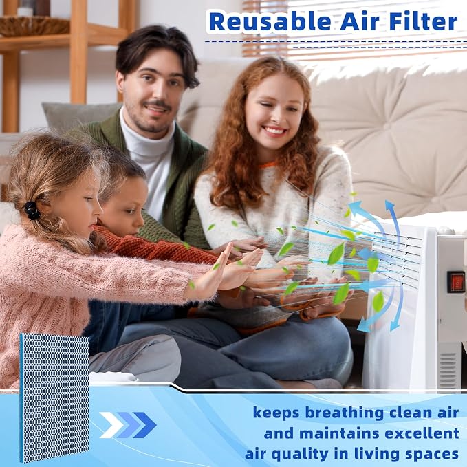 2 Pieces 8D Washable Air Filter Reusable Replacement Air Filter 30 x 20 Inch - Image 6