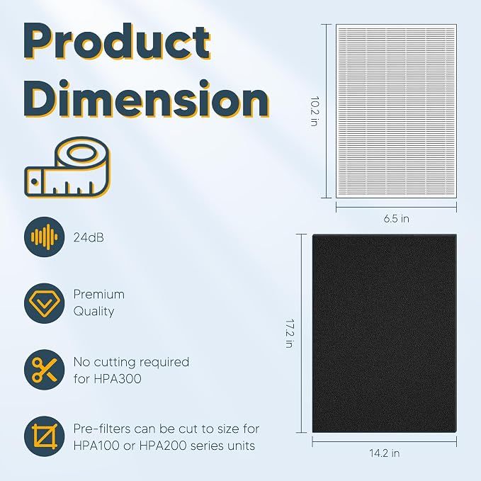 Improvedhand HPA300 HEPA Filter Replacement fit - Image 6