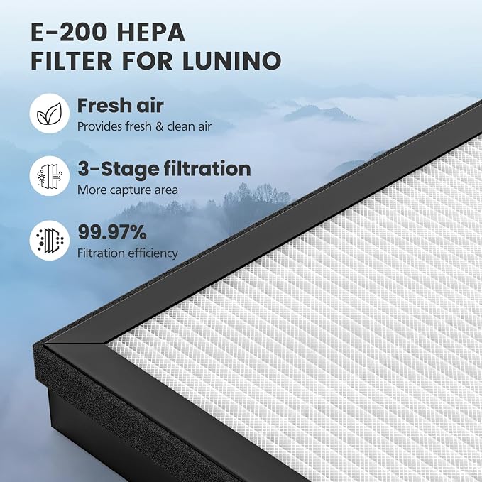 2 Pack E-200 Air Filter Compatible - Image 4