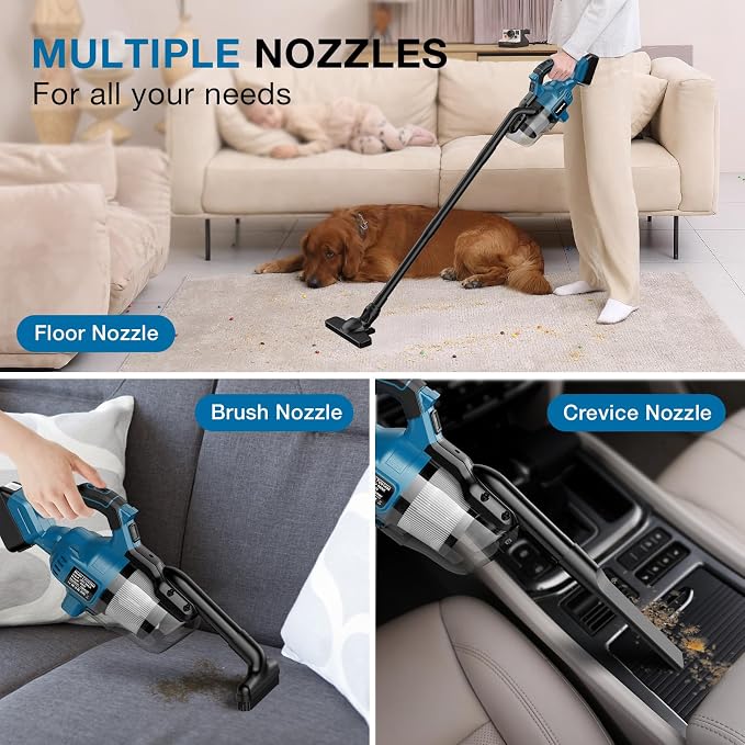 Cordless Vacuum Cleaner for Makita 18V LXT Battery, Handheld Vacuum Cleaner for - Image 5