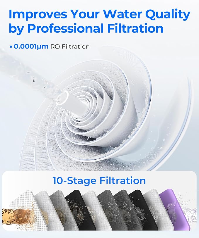 Waterdrop G3P800 Reverse Osmosis System, 800 GPD Fast Flow, NSF/ANSI 42 & 53 & - Image 3
