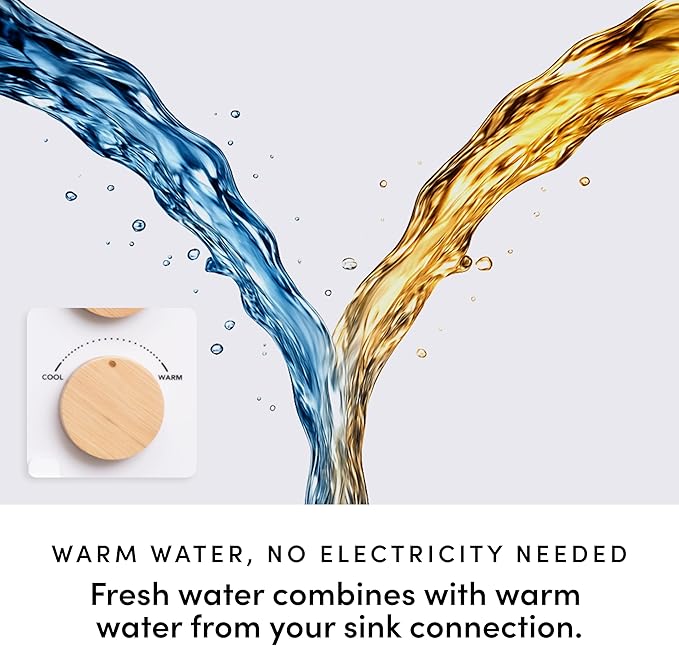 TUSHY 3.0 Spa Bidet Attachment. Cool to Warm Water. It's Time to Replace Toilet Paper, Fresh Water Spray (Requires Sink Access for Optional Temperature Control), Bamboo