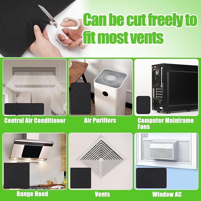 15.7" x 59" Extra Large Cuttable Air Conditioner Filters - Image 2