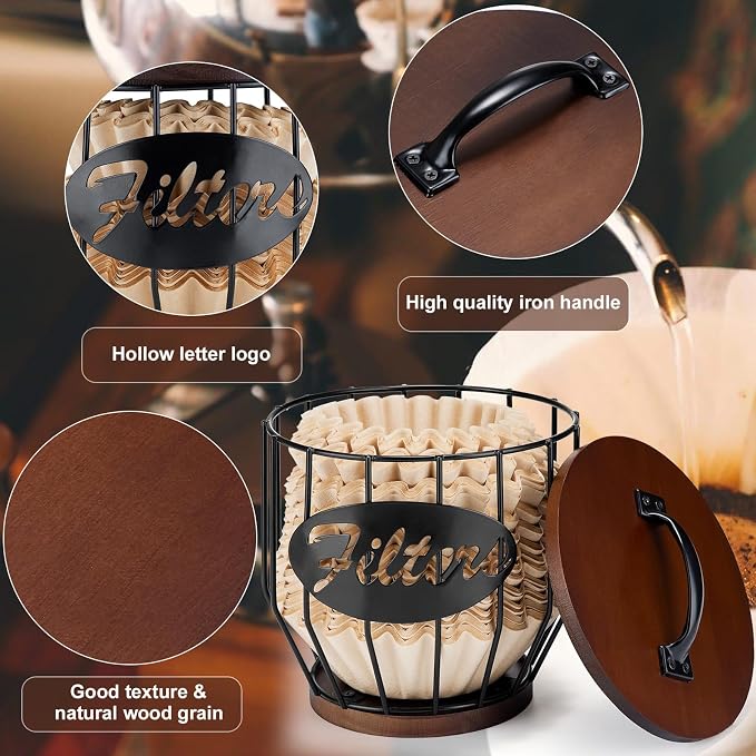 Yangbaga 8-12 Cup Coffee Filters Holder - Image 4